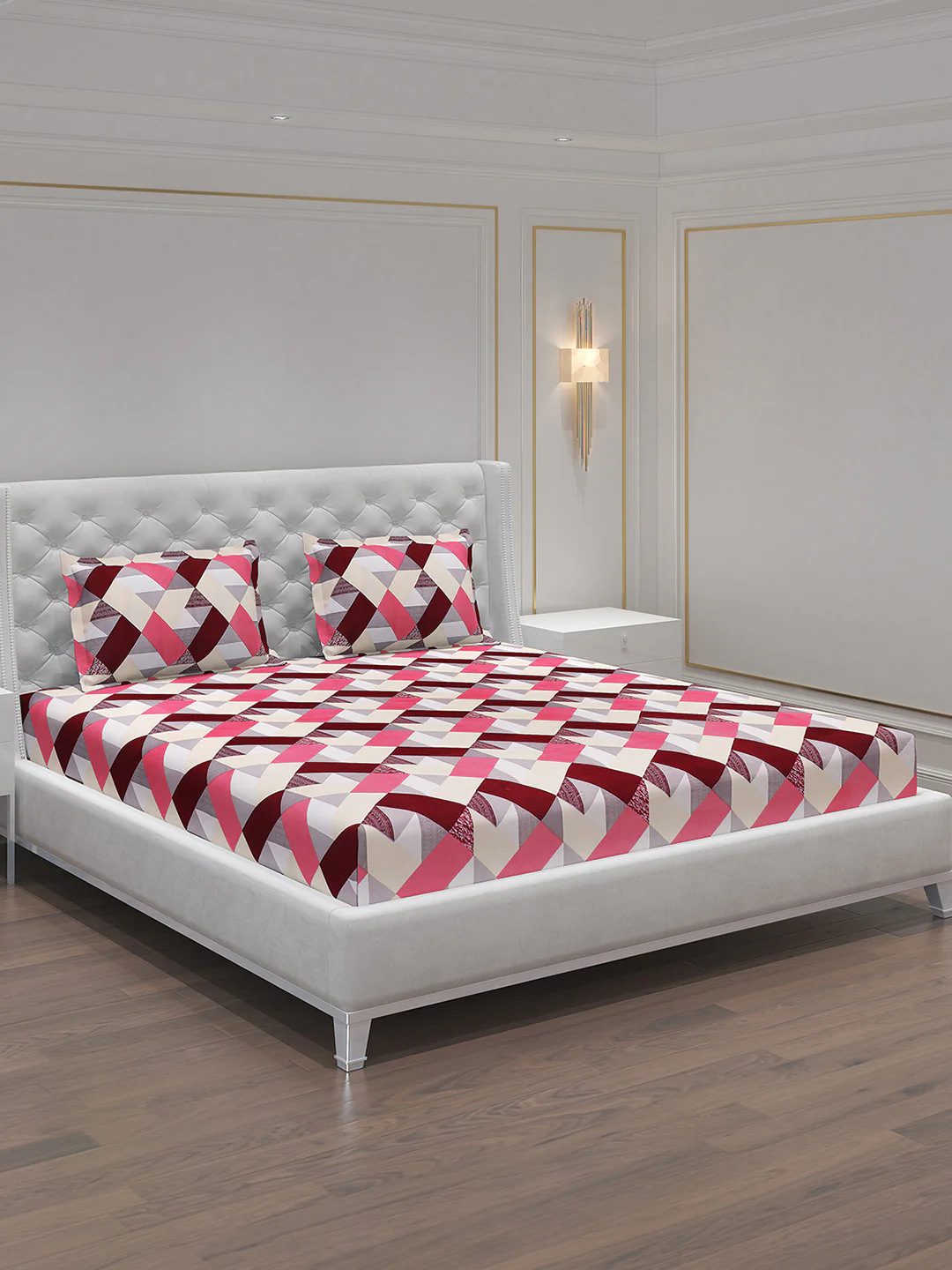 MOCA by Monte Carlo 120 GSM Microfibre Double Bedsheet with 2 Pillow Covers - Image 2