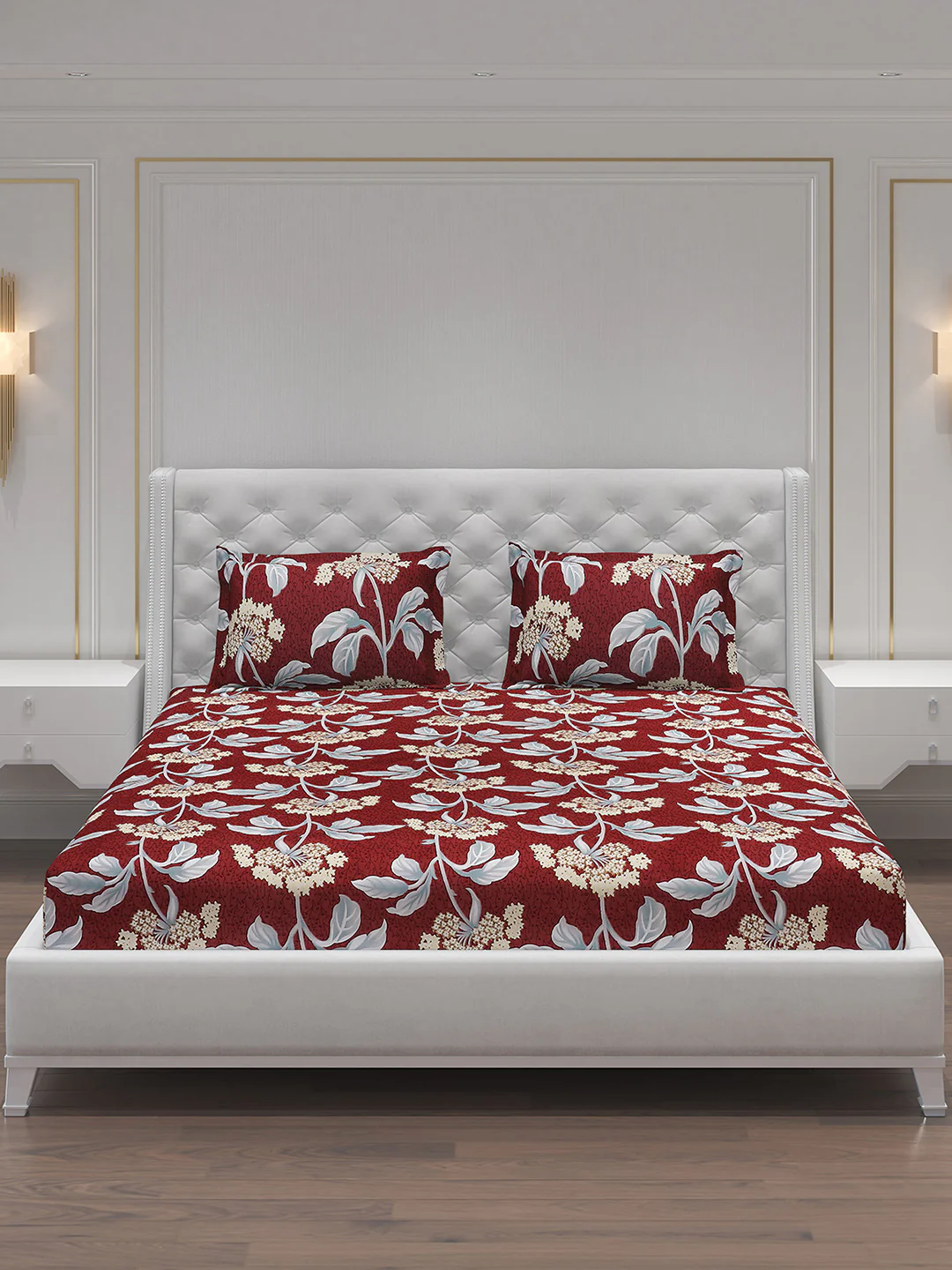 MOCA by Monte Carlo 120 GSM Microfibre Double Bedsheet with 2 Pillow Covers - Image 4