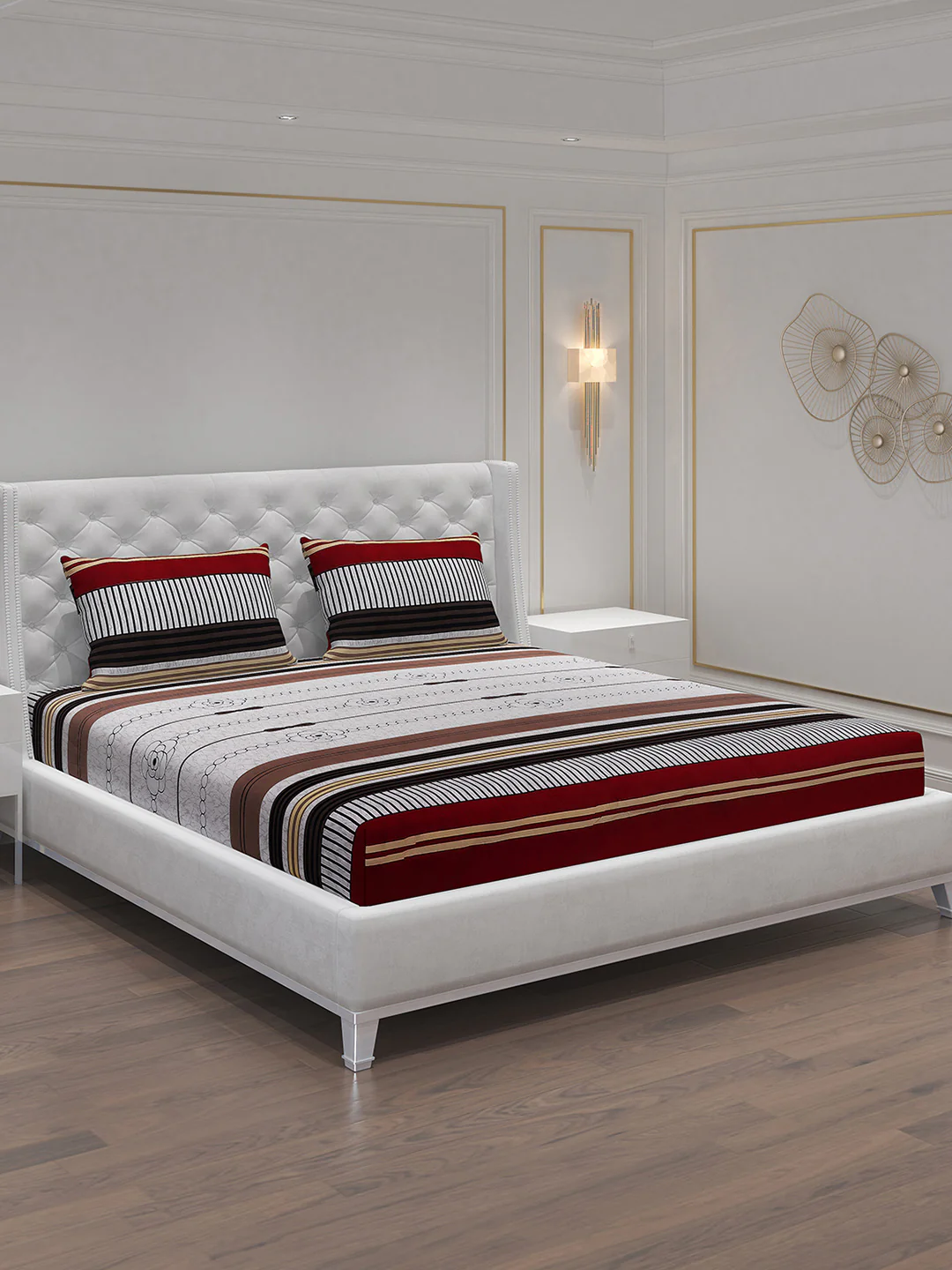 MOCA by Monte Carlo 120 GSM Microfibre Double Bedsheet with 2 Pillow Covers - Image 2