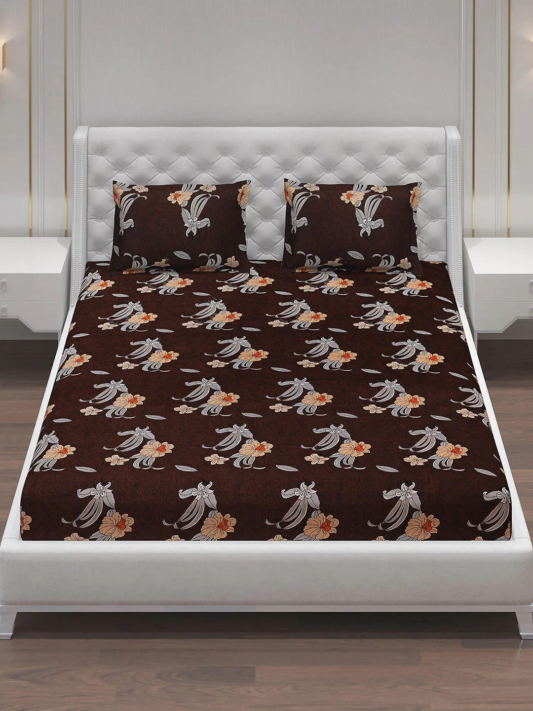 MOCA by Monte Carlo 120 GSM Microfibre Double Bedsheet with 2 Pillow Covers - Image 3