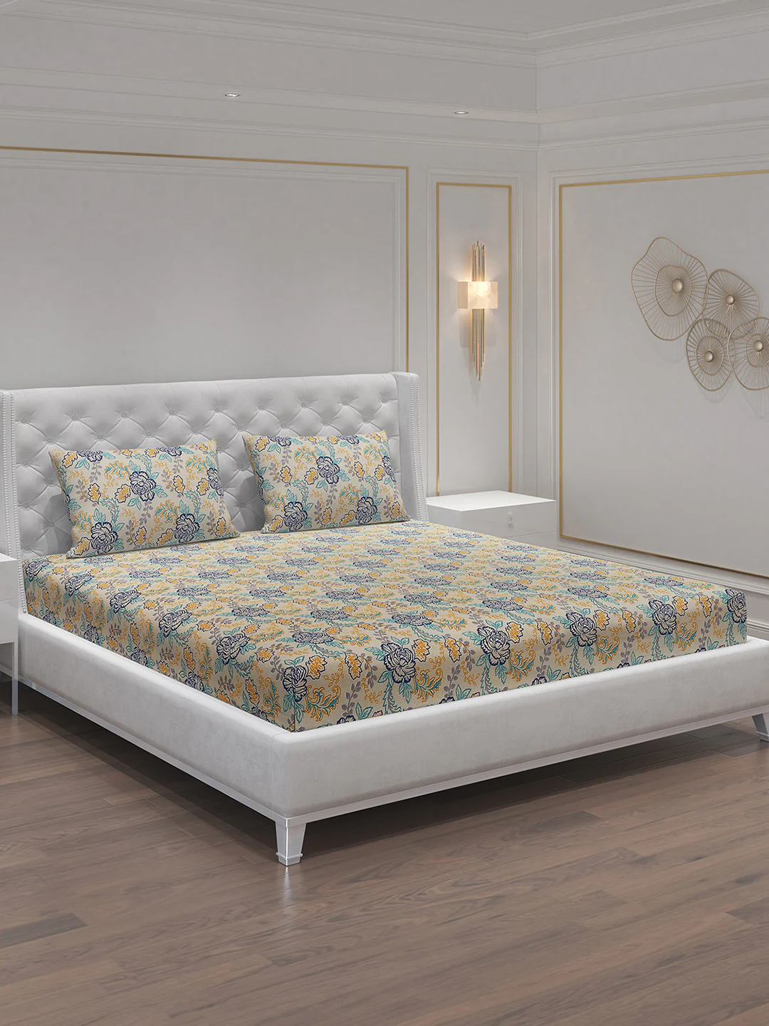 MOCA by Monte Carlo 120 GSM Microfibre Double Bedsheet with 2 Pillow Covers - Image 2