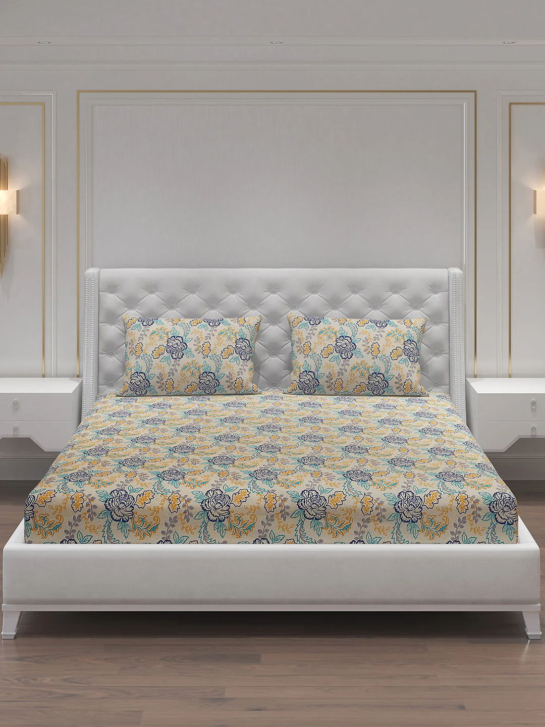 MOCA by Monte Carlo 120 GSM Microfibre Double Bedsheet with 2 Pillow Covers - Image 4