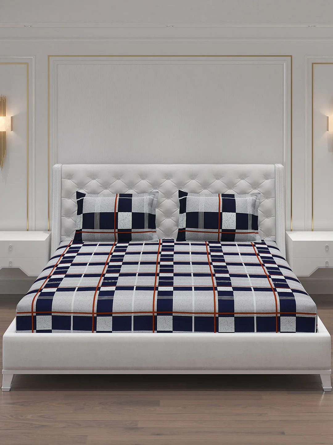 MOCA by Monte Carlo 120 GSM Microfibre Double Bedsheet with 2 Pillow Covers - Image 4