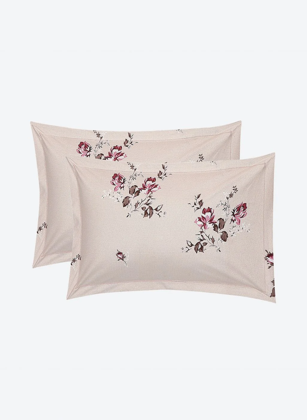 120TC Pure Cotton Queen Bedsheet with 2 Pillow Covers - Image 7