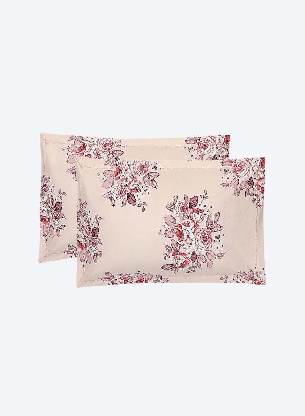 120TC Pure Cotton Queen Bedsheet with 2 Pillow Covers - Image 7