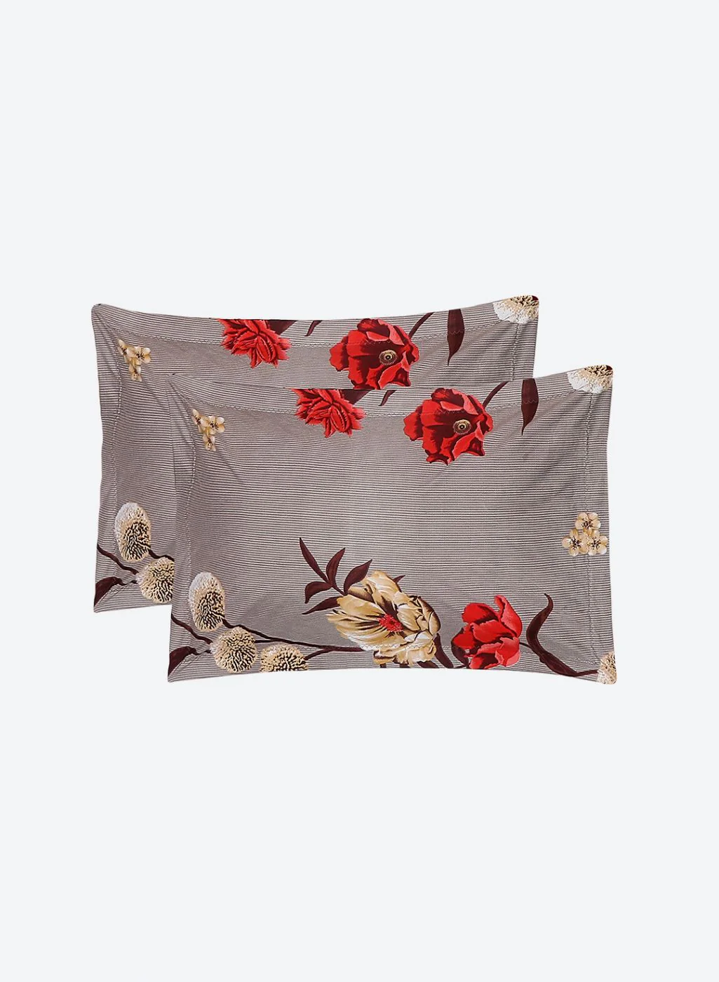 130 GSM Polyester Queen Bedsheet with 2 Pillow Covers - Image 7