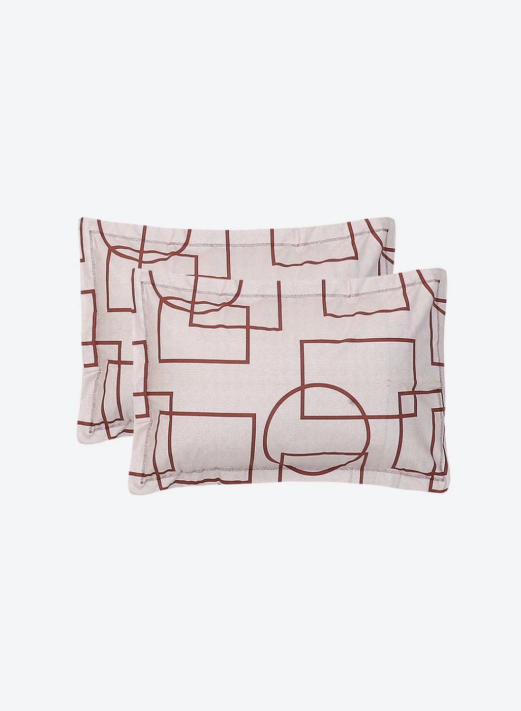 140TC Pure Cotton King Bedsheet with 2 Pillow Covers - Image 7
