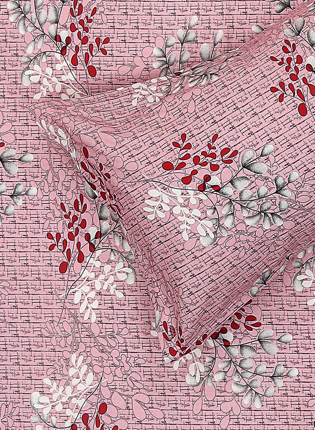 144TC Pure Cotton Single Bedsheet with 1 Pillow Covers - Image 5