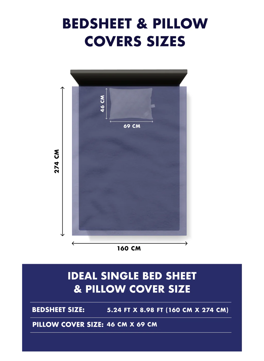144TC Pure Cotton Single Bedsheet with 2 Pillow Covers - Image 9