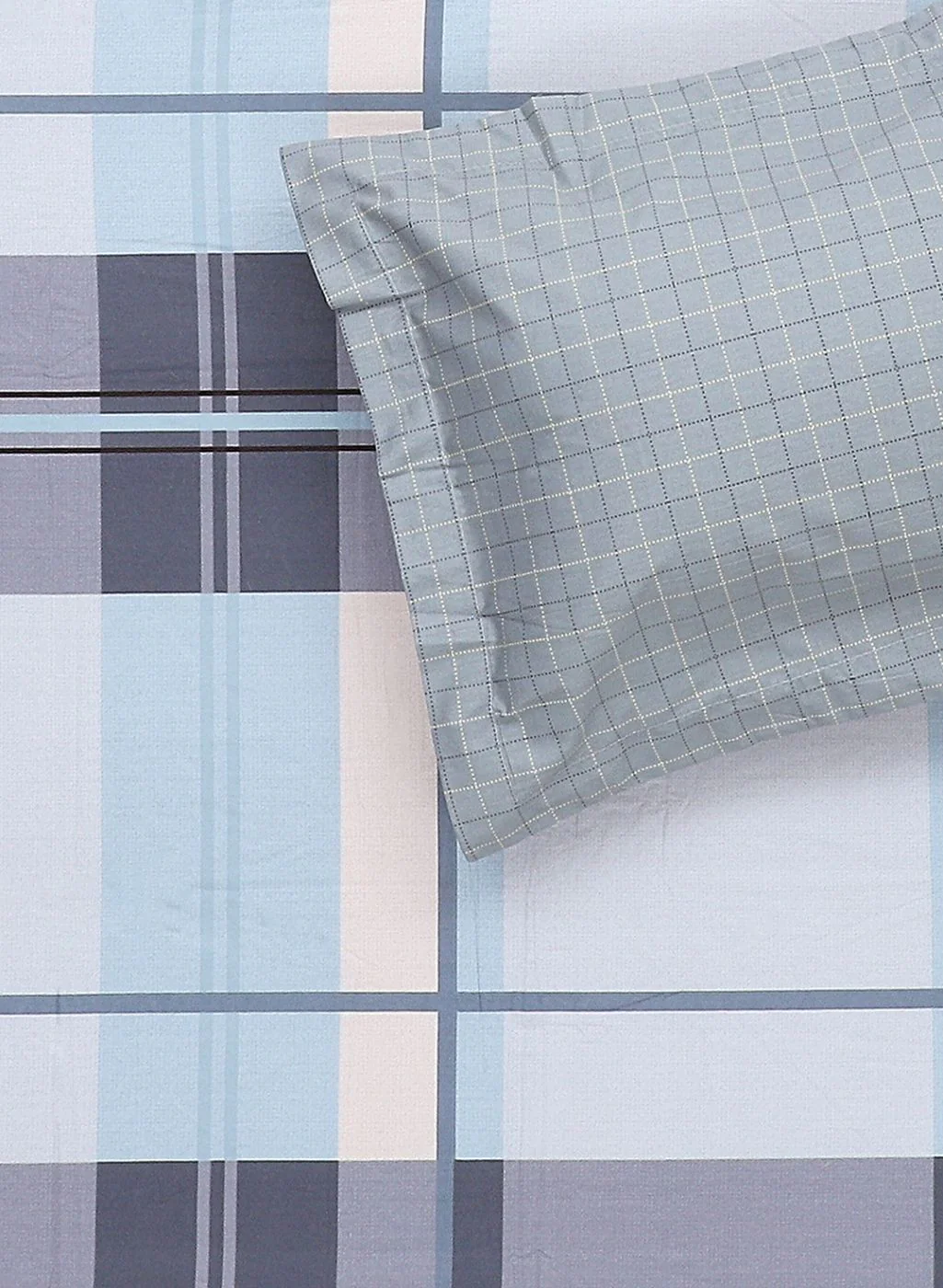 200TC Pure Cotton King Bedsheet with 2 Pillow Covers - Image 5