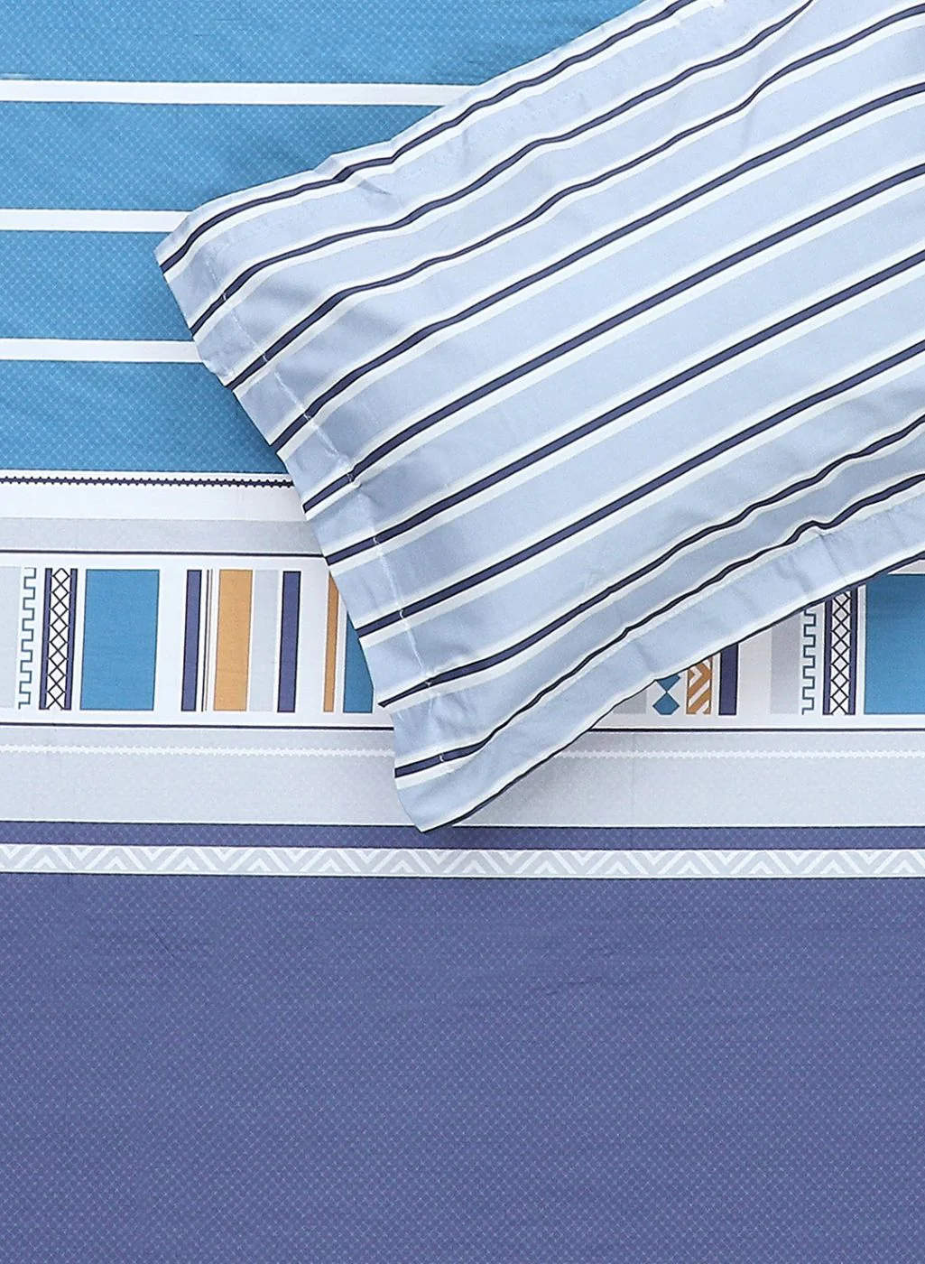 200TC Pure Cotton King Bedsheet with 2 Pillow Covers - Image 5