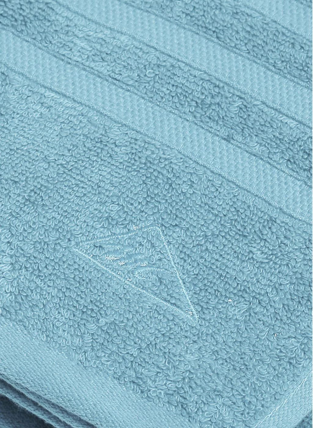 Aqua Blue Cotton 525 GSM Bath Towel - Image 3