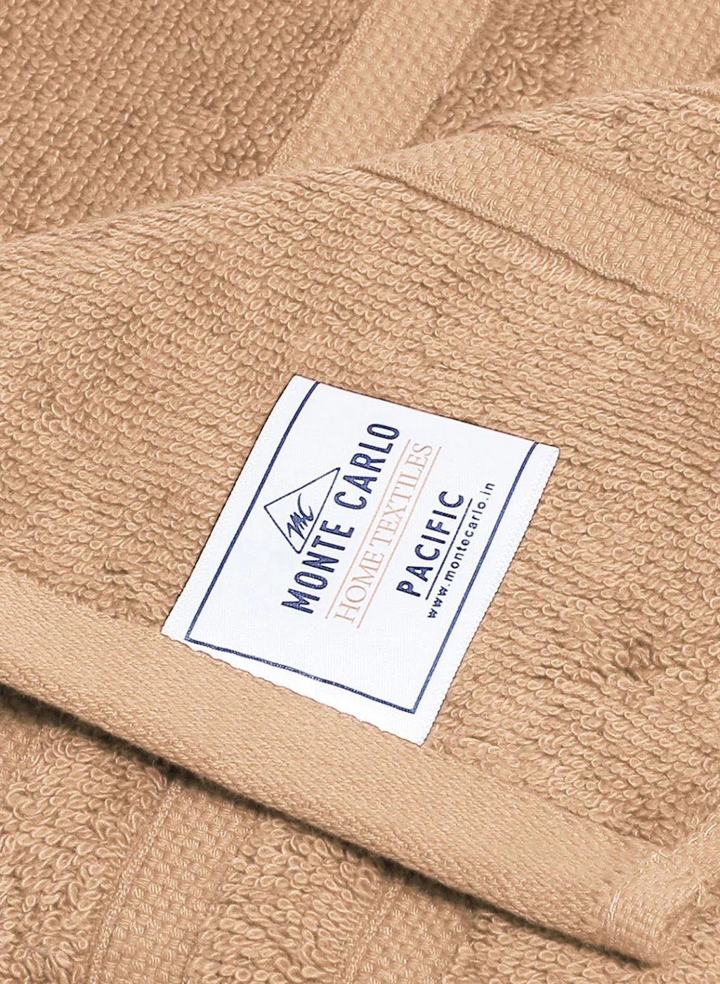 Beige Cotton 525 GSM Bath Towel - Image 4
