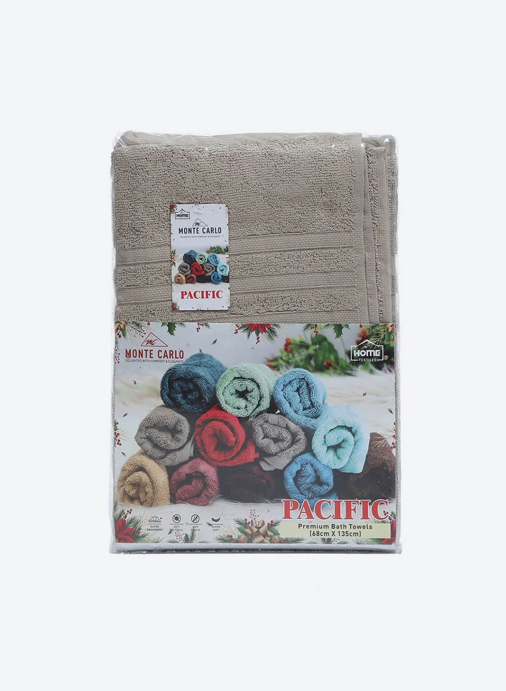 Beige Cotton 525 GSM Bath Towel - Image 5