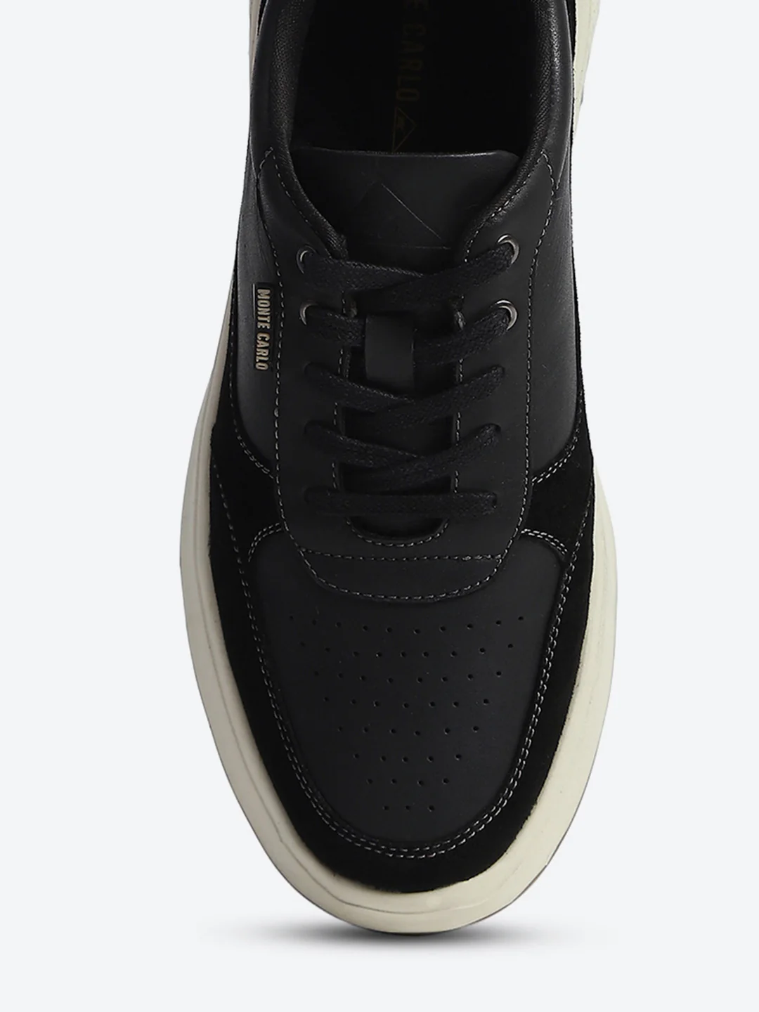 Monte Carlo Black & Taupe Comfort Casual Sneakers for Men - Image 7