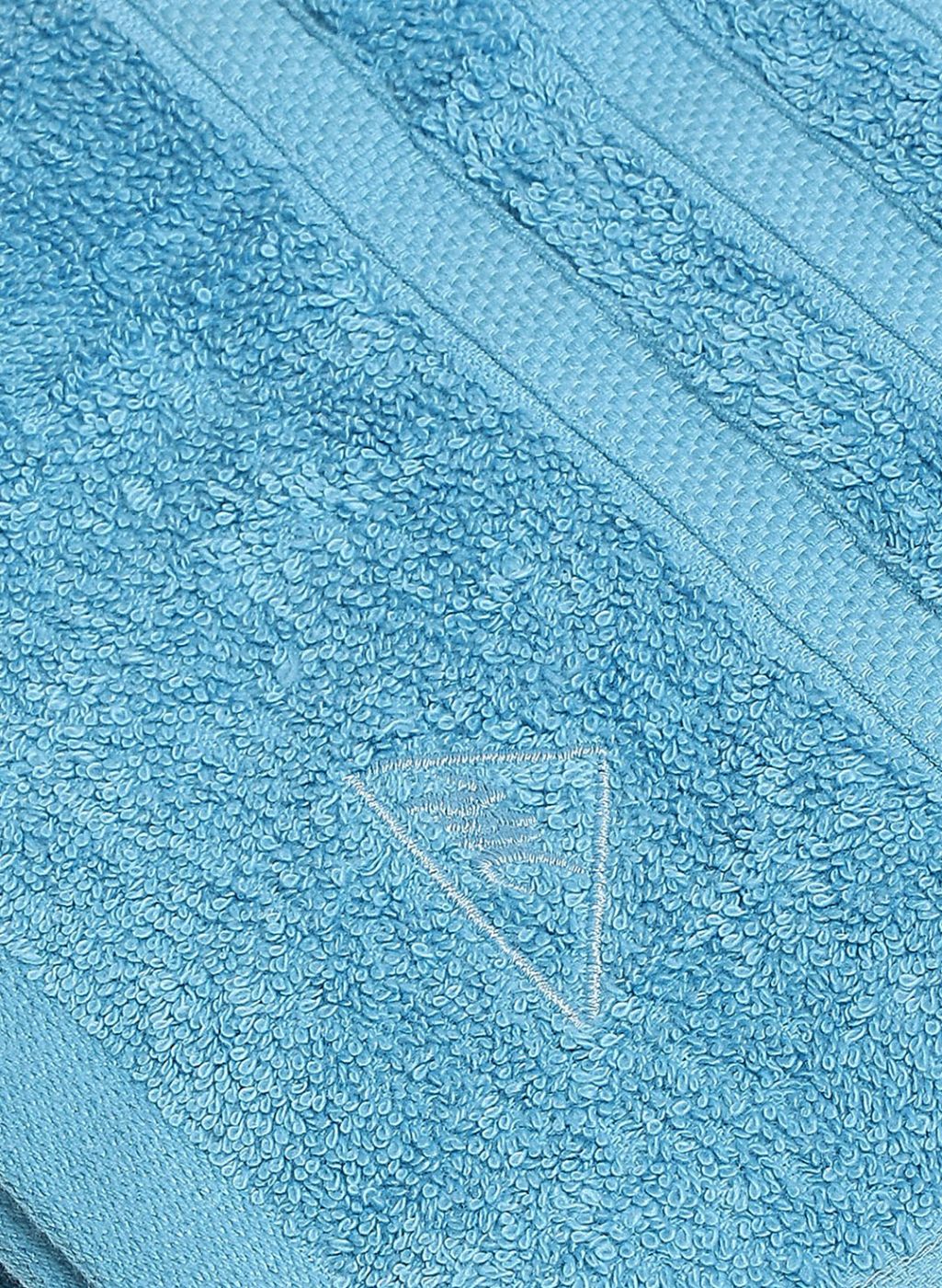 Blue Cotton 525 GSM Bath Towel - Image 3
