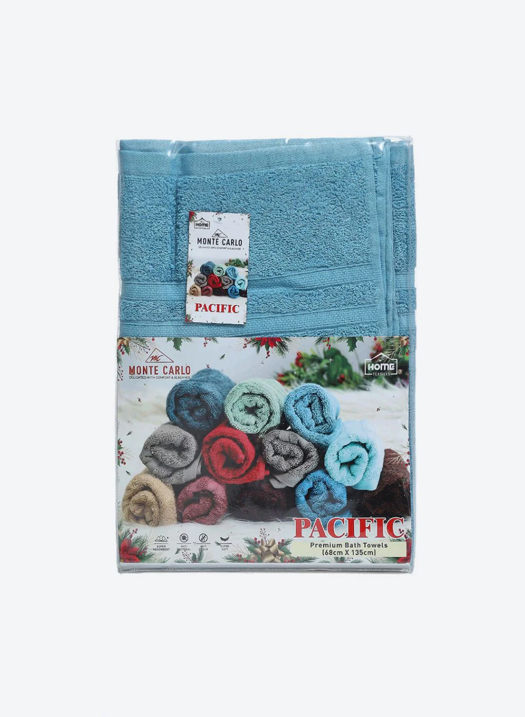Blue Cotton 525 GSM Bath Towel - Image 5