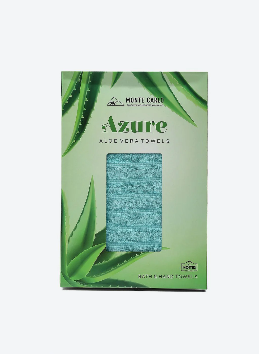 Blue Cotton 525 GSM Towel Set Pack of 2 (1 Bath & 1 Hand Towel) - Image 6