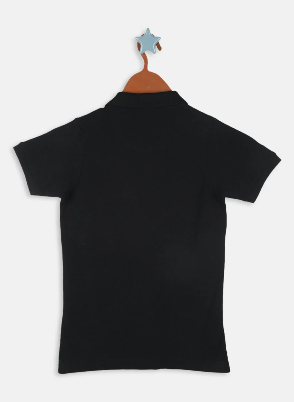 Boys Black Printed T-Shirt - Image 2