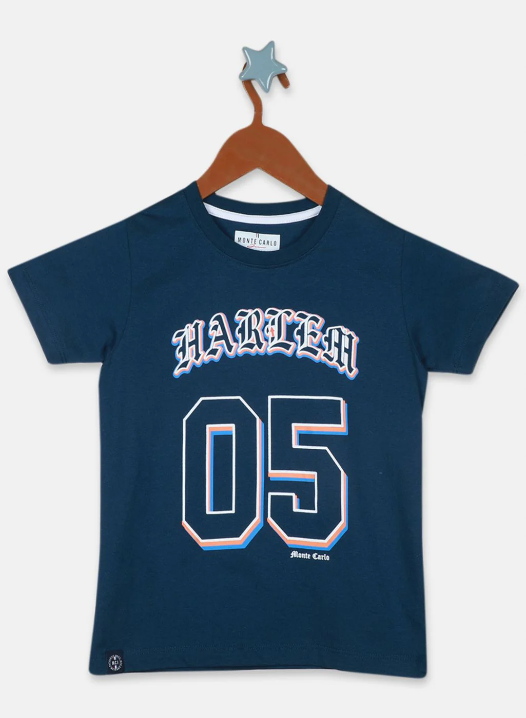 Boys Blue Printed T-Shirt - Image 5