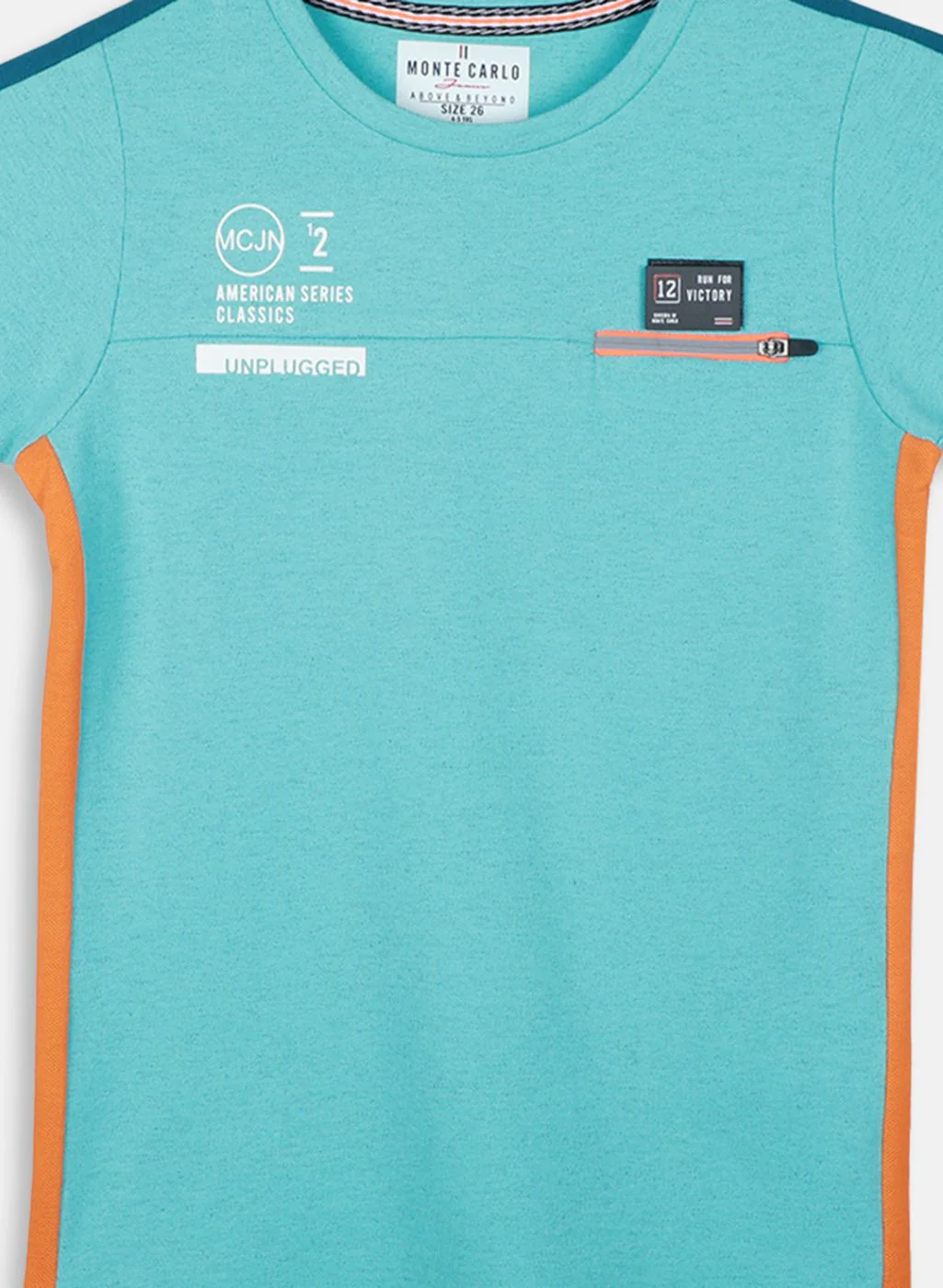 Boys Blue Printed T-Shirt - Image 3