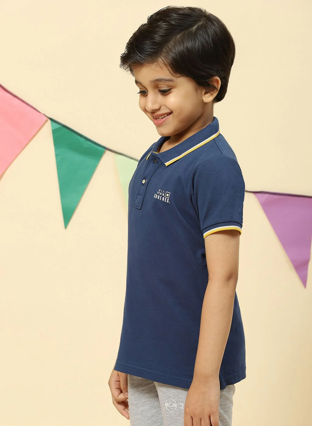Boys Blue Printed T-Shirt - Image 3