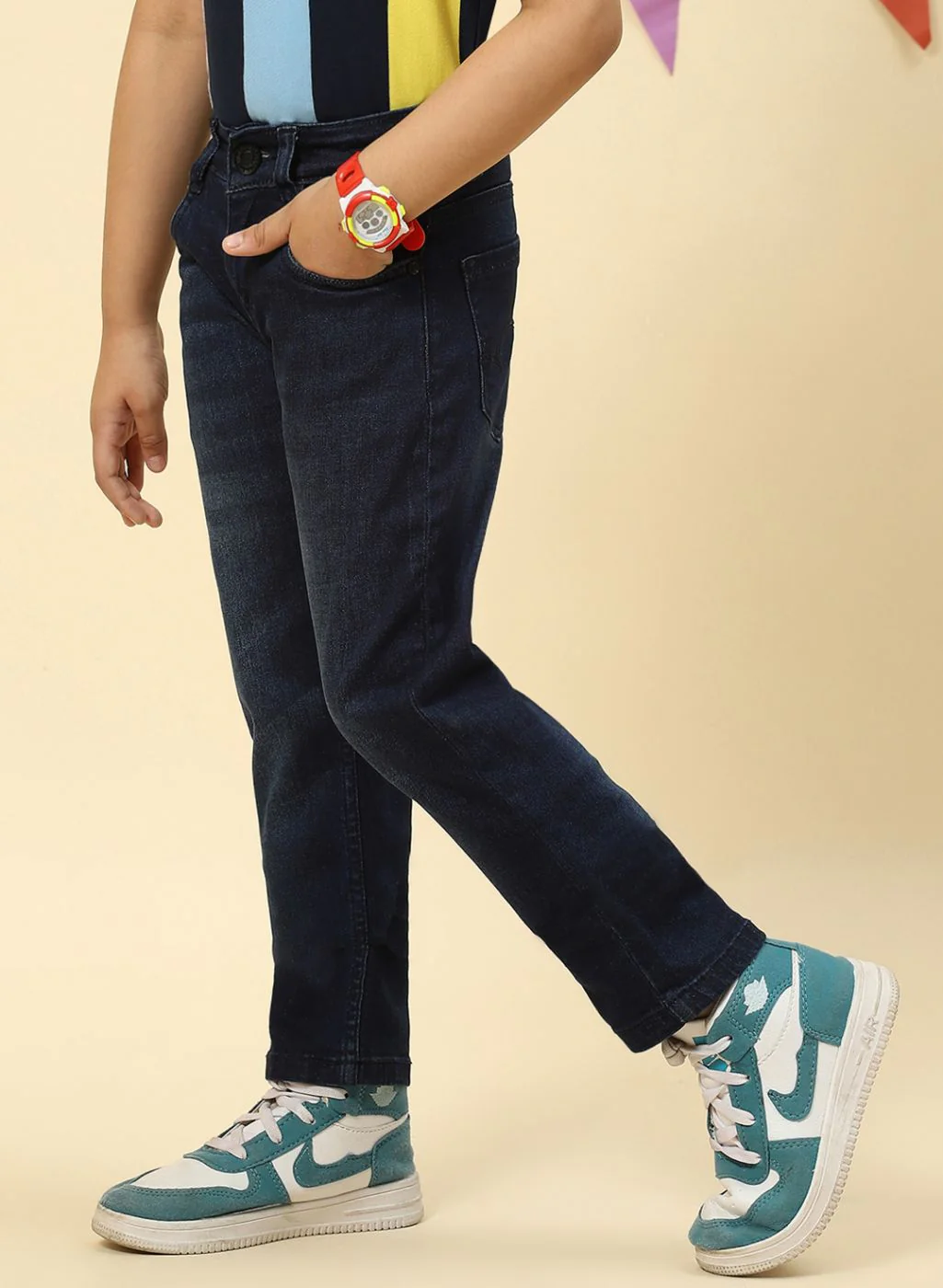 Boys Blue Regular Fit Denim - Image 3