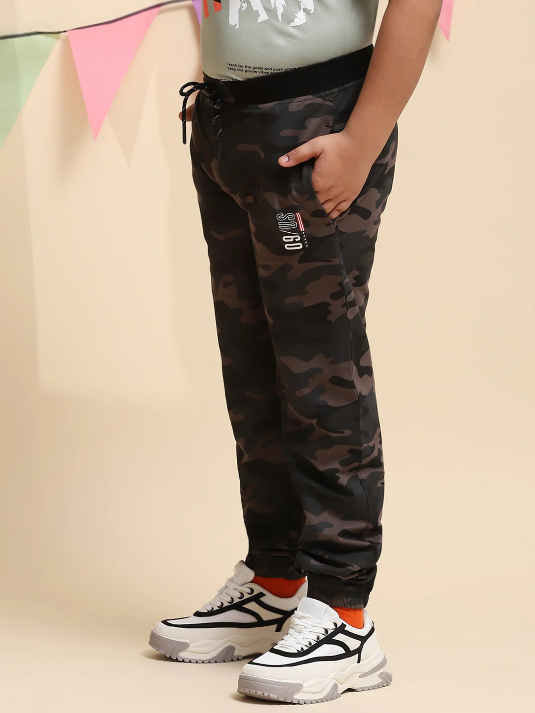 Boys Dark Grey Regular Fit Lower - Image 3