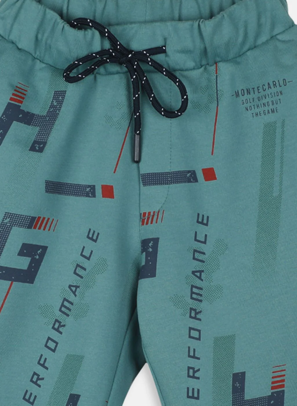 Boys Green Printed Bermuda - Image 3