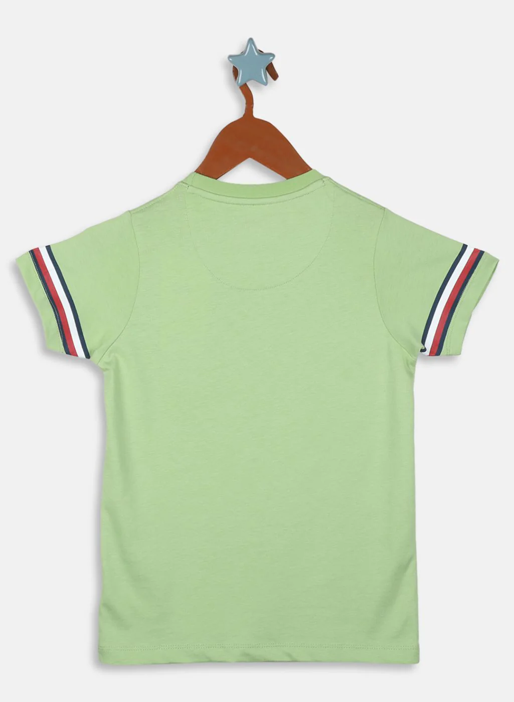 Boys Green Printed T-Shirt - Image 2