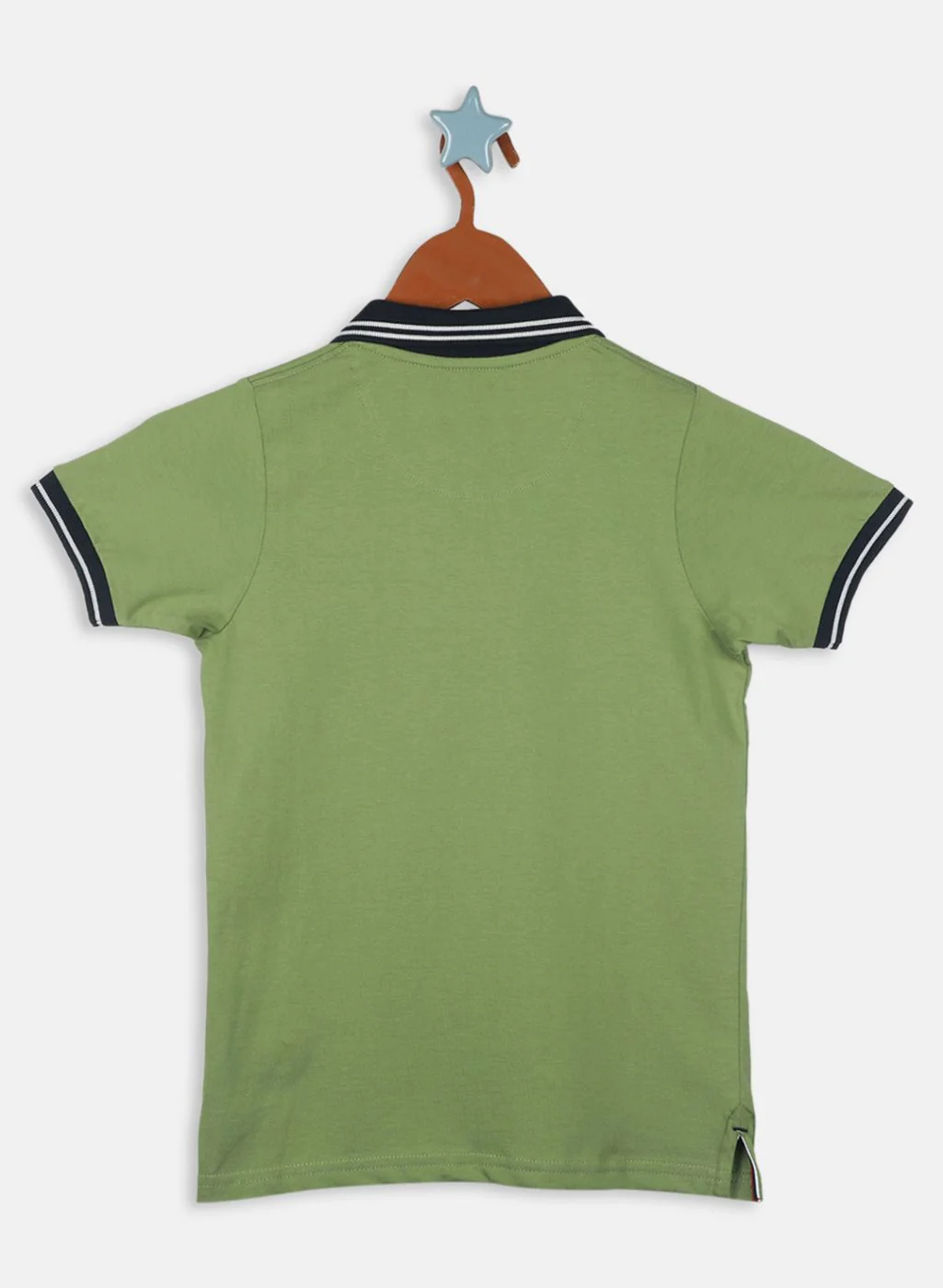 Boys Green Printed T-Shirt - Image 2