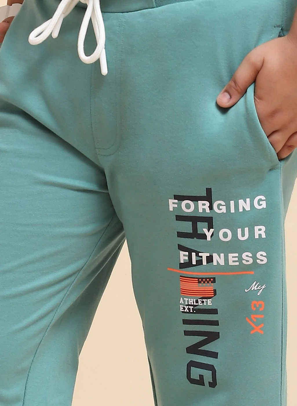 Boys Green Regular Fit Lower - Image 6
