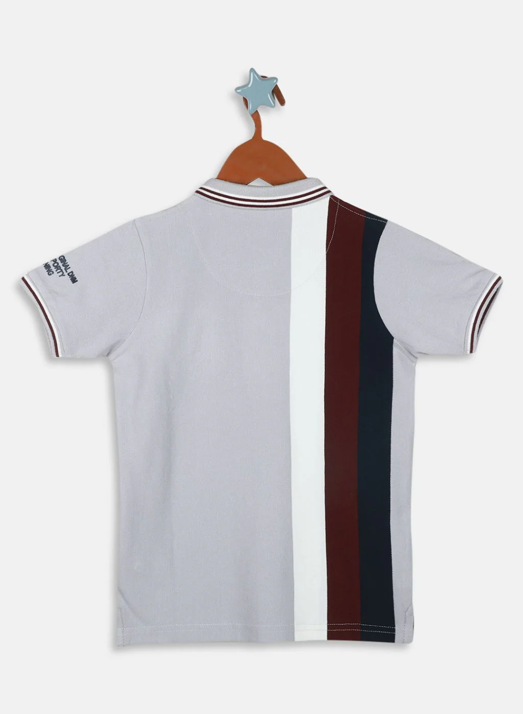 Boys Grey Printed T-Shirt - Image 2