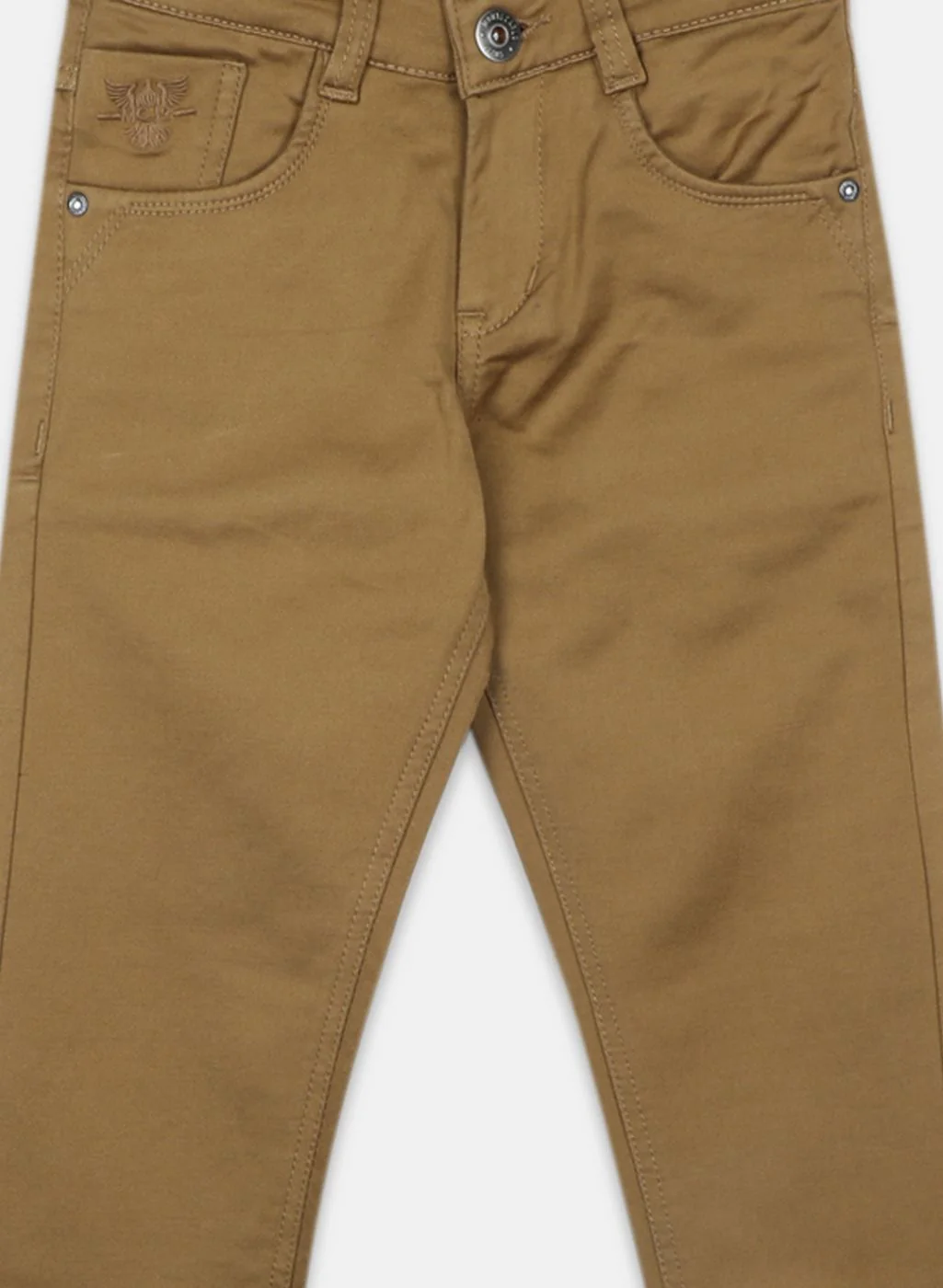 Boys Khaki Slim Fit Denim - Image 3