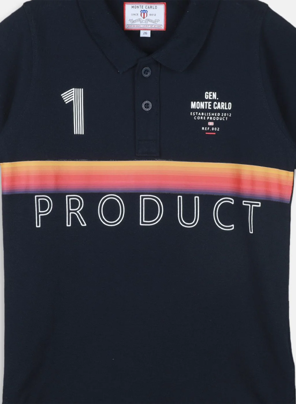 Boys Navy Blue Printed T-Shirt - Image 3