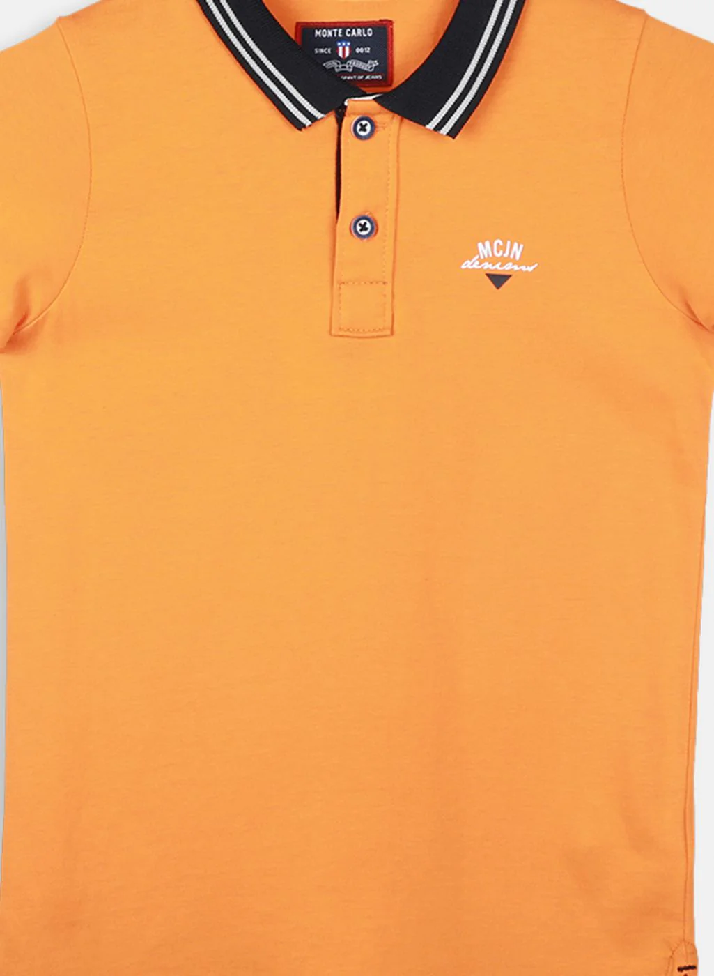 Boys Orange Printed T-Shirt - Image 3