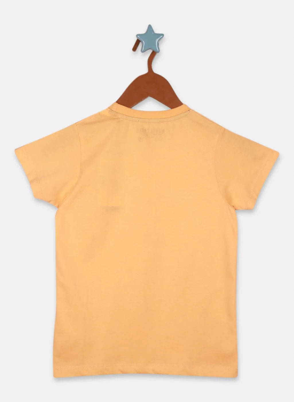 Boys Peach Printed T-Shirt - Image 2
