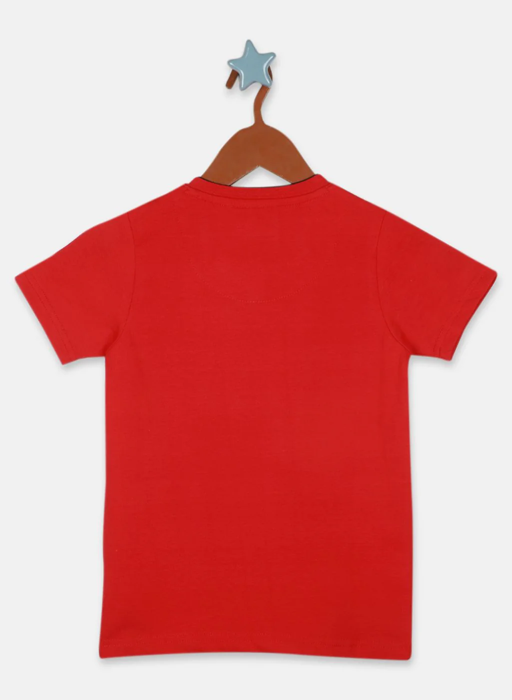 Boys Red Printed T-Shirt - Image 3