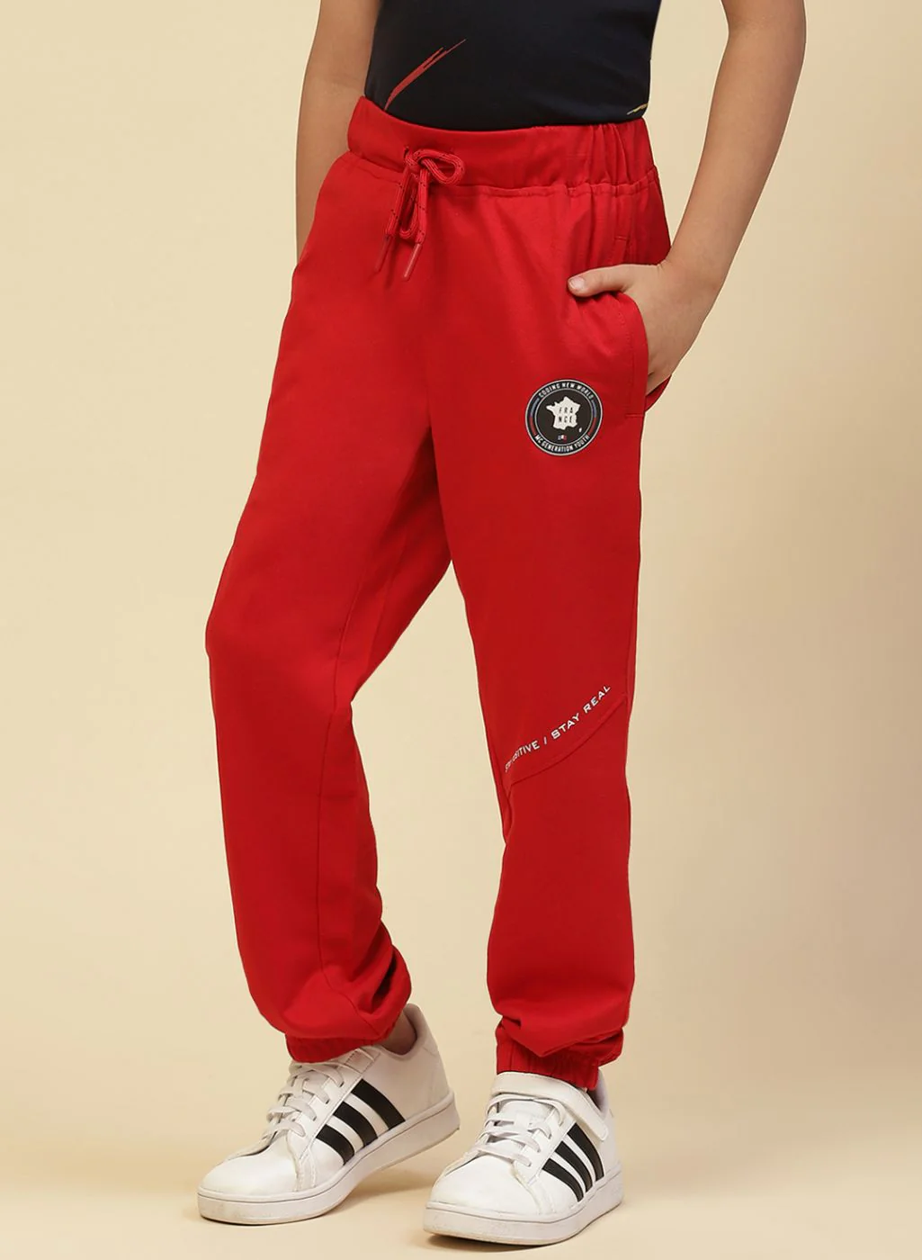 Boys Red Regular Fit Lower - Image 3