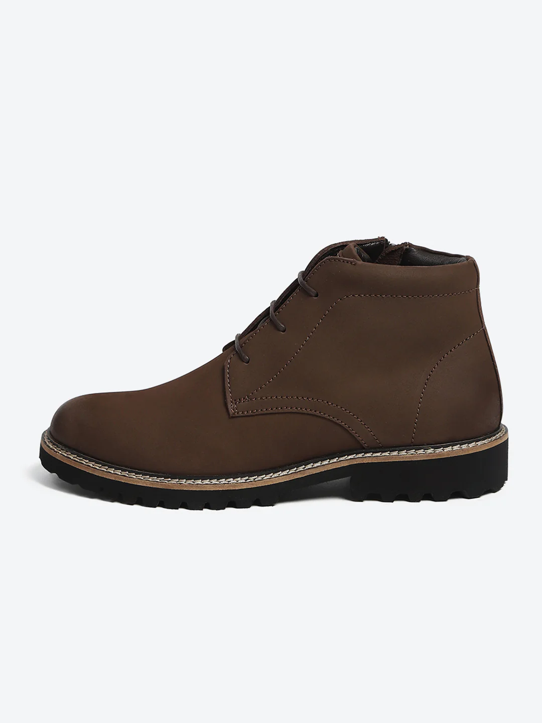 Monte Carlo Brown Casual Chukka Style Ankle Boots for Men - Image 4