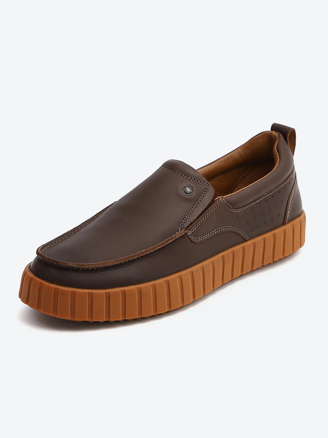 Monte Carlo Brown Casual Slip-On Loafers/Moccasins for Men - Image 3