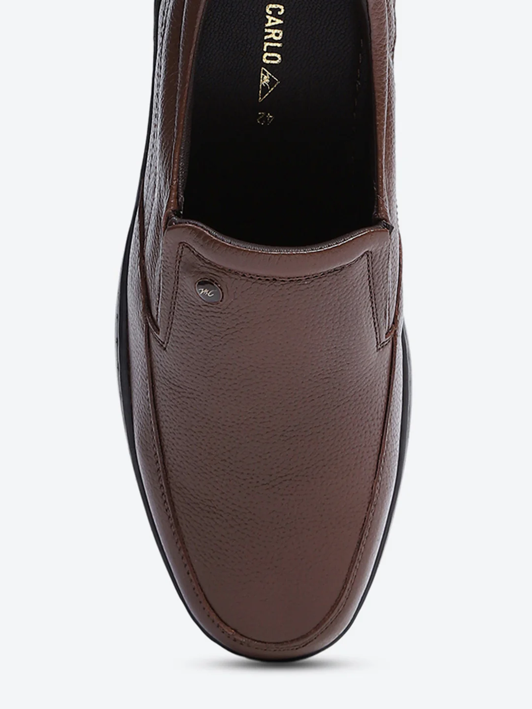 Monte Carlo Brown Comfort Slip on Formal Shoes for Men - Image 7