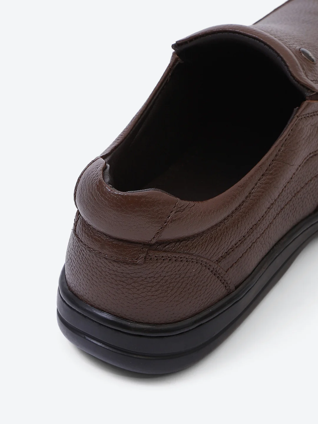 Monte Carlo Brown Comfort Slip on Formal Shoes for Men - Image 9
