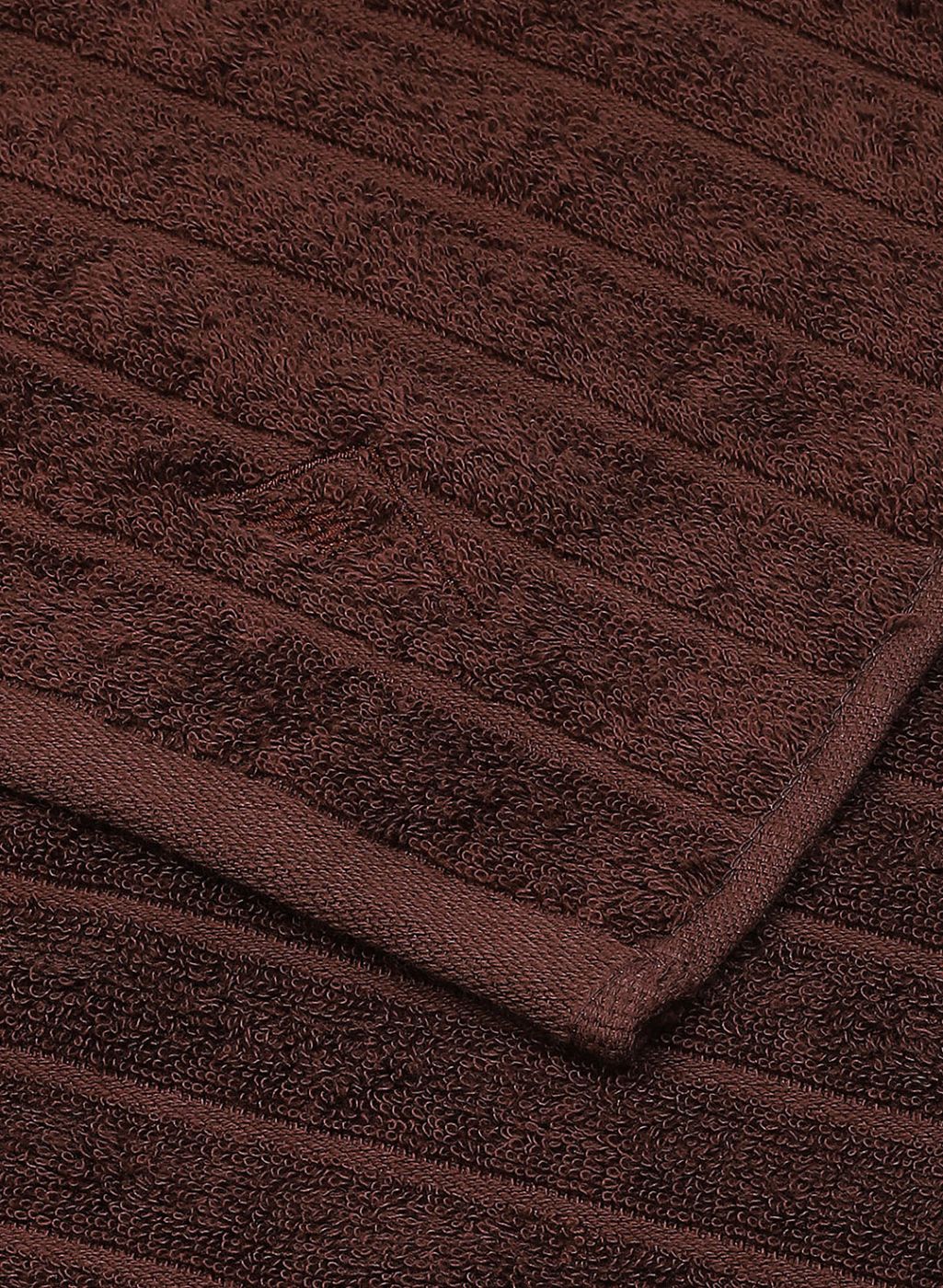 Brown Cotton 525 GSM Towel Set Pack of 2 (1 Bath & 1 Hand Towel) - Image 5