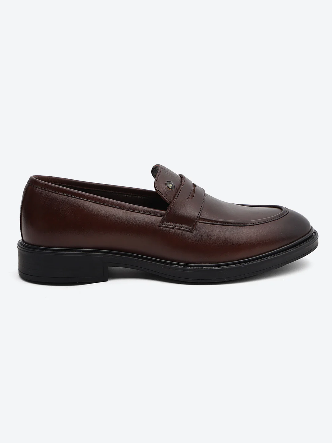 Monte Carlo Brown Slip-On I Formal I Party Wear Leather Penny Loafers for Men - Image 5