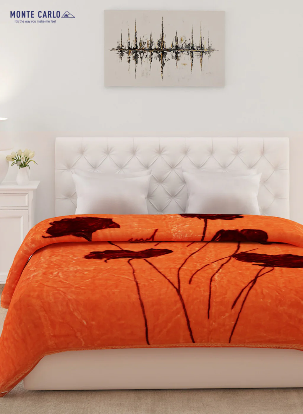 Double Bed Multicolor Mink Blanket - 1 Ply - Image 2