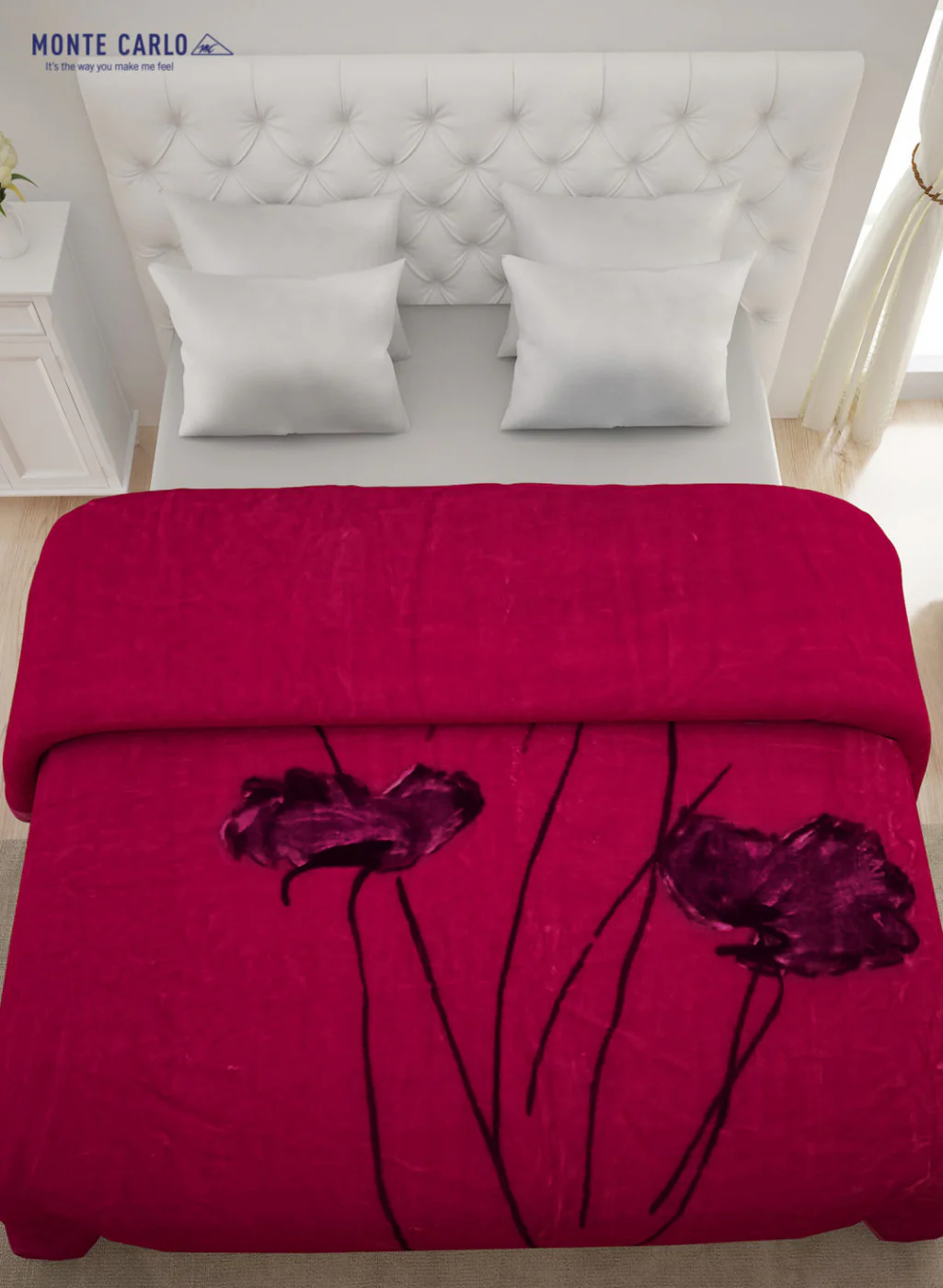Double Bed Multicolor Mink Blanket - 1 Ply - Image 3