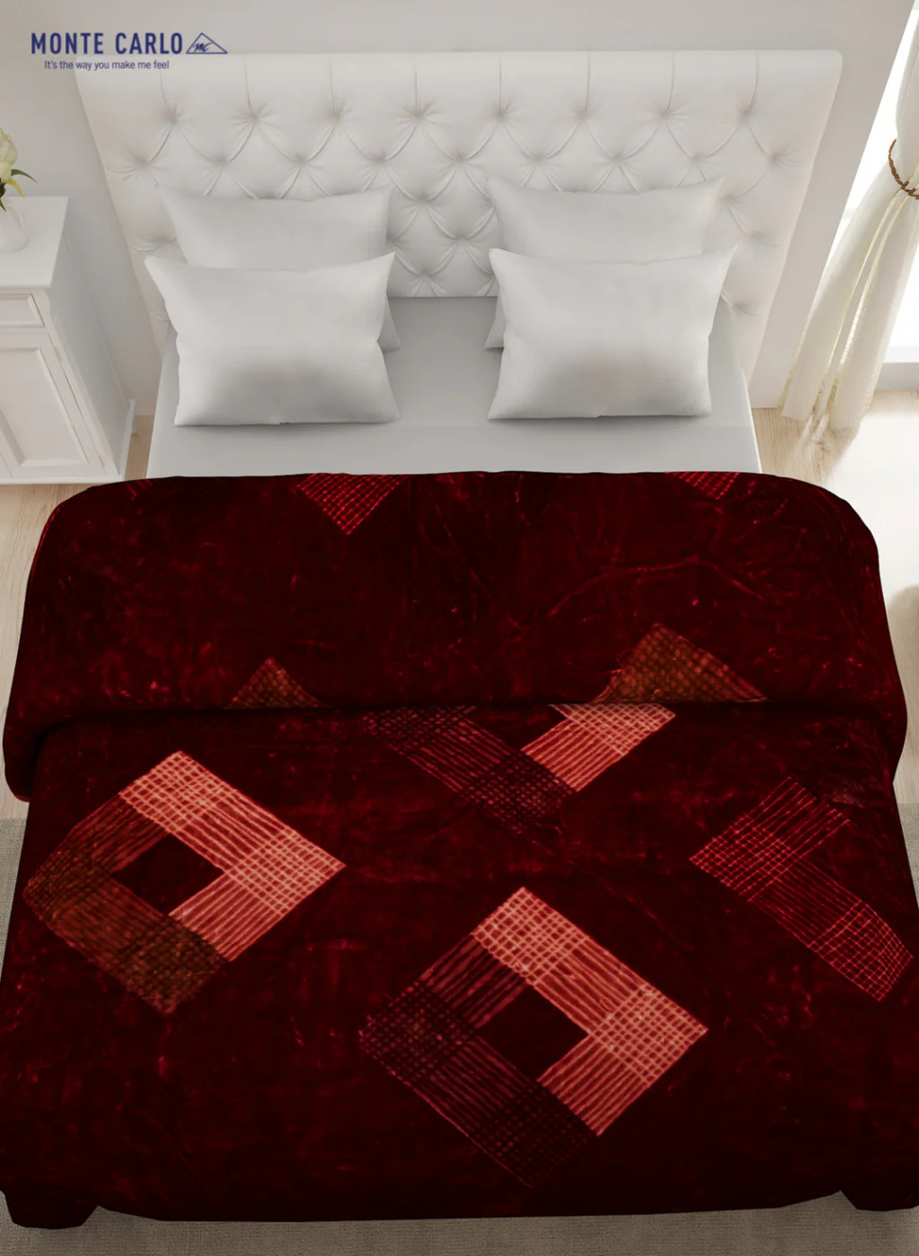 Double Bed Multicolor Mink Blanket - 1 Ply - Image 3