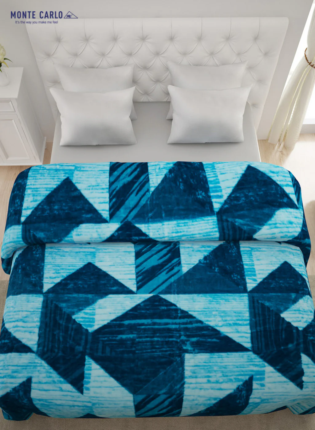 Double Bed Multicolor Mink Blanket - 1 Ply - Image 3