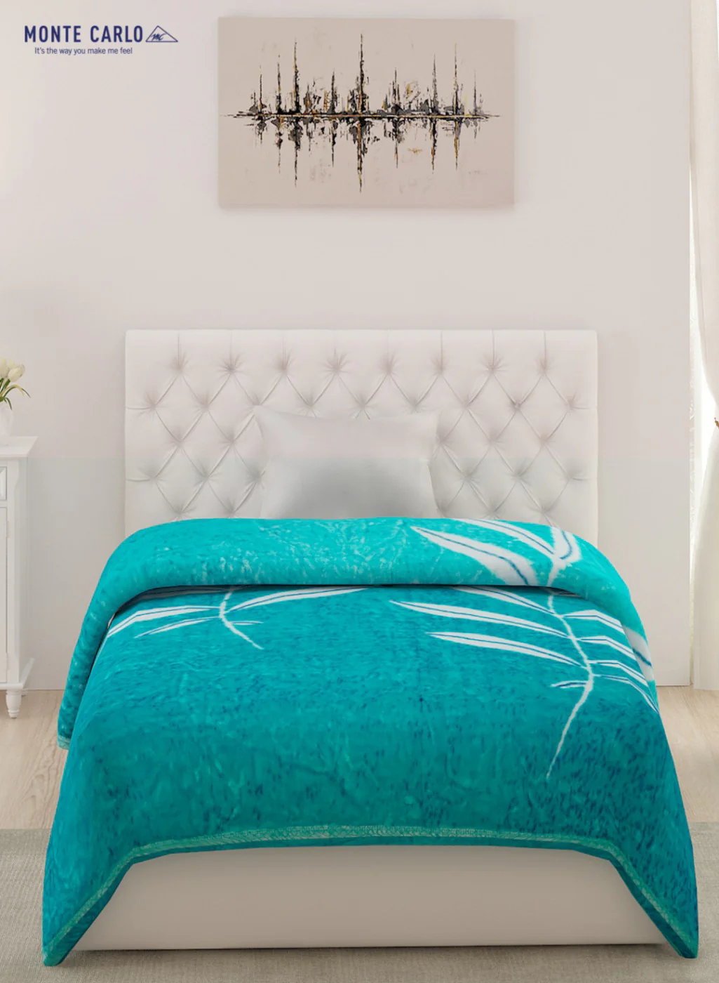 Double Bed Multicolor Mink Blanket - 1 Ply - Image 2